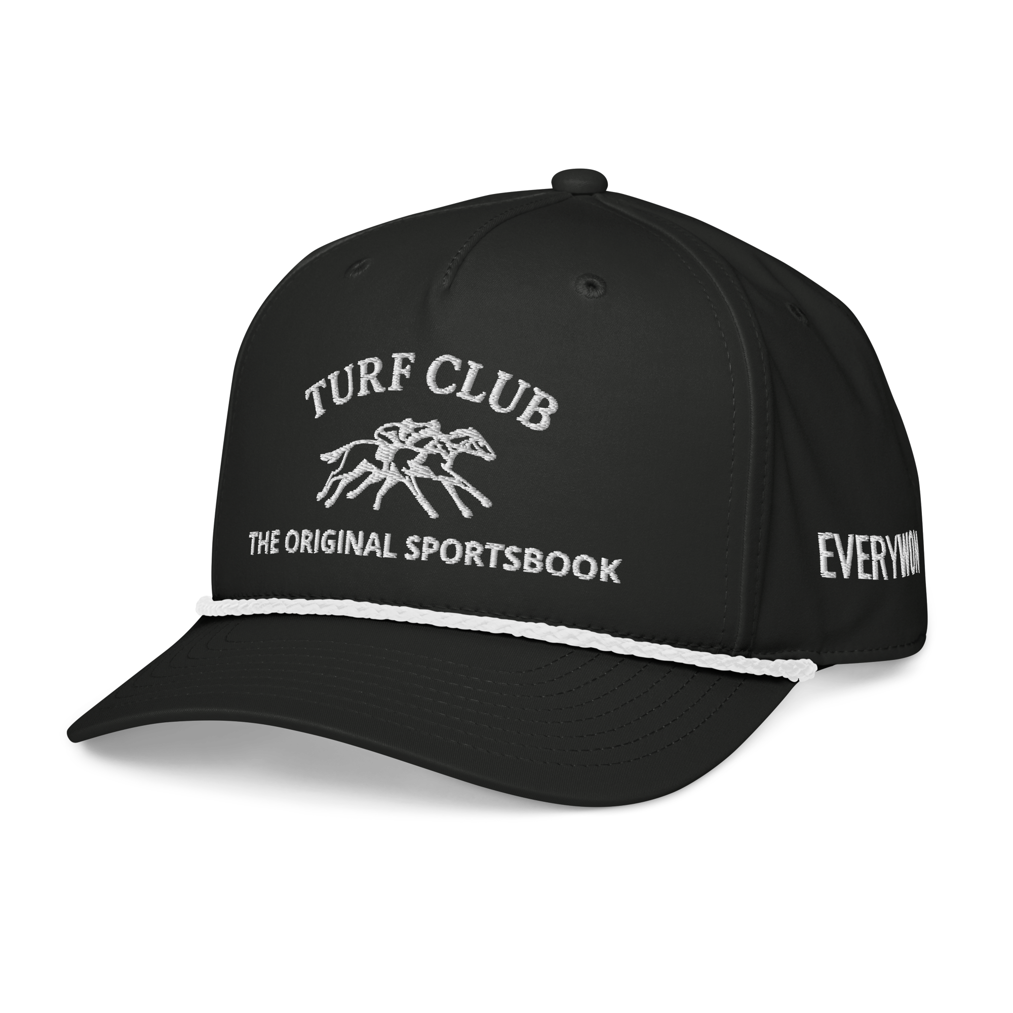 BLACK TURF CLUB ROPE HAT